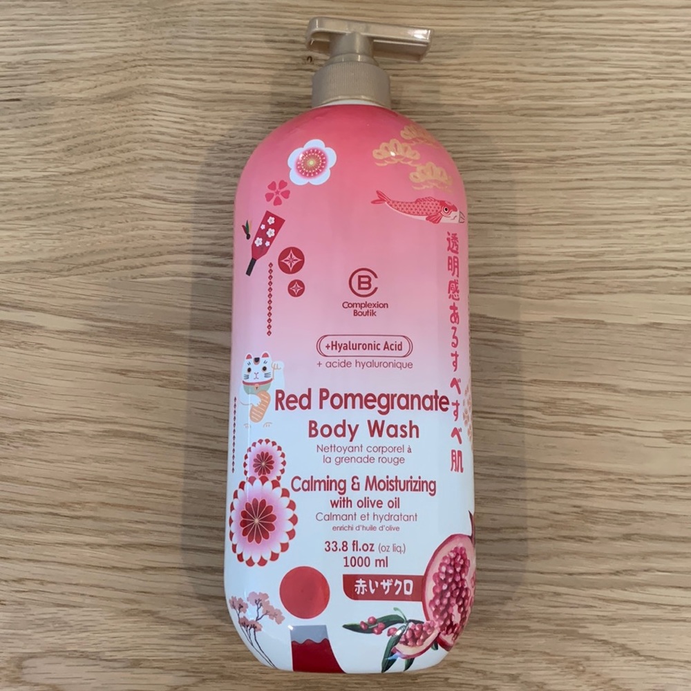 New Complexion Boutik Red Pomegranate Body Wash +Hyaluronic Acid